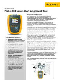Thumbnail of document Data Sheet - 830/SHIMS Kit